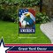 G128 - American Flag with Eagle God Bless America Patriotic Garden Flag, | 12x18 Inch | Printed 150D Polyester - Rustic Holiday Seasonal Outdoor Flag